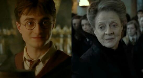 Daniel Radcliffe and Dame Maggie Smith