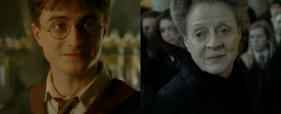 Daniel Radcliffe and Dame Maggie Smith