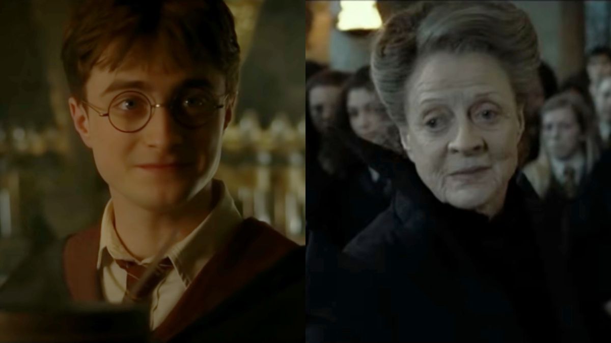 Daniel Radcliffe and Dame Maggie Smith