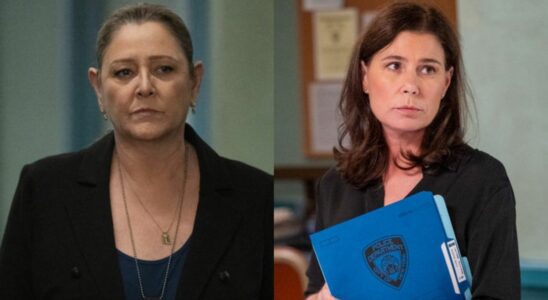 Camryn Manheim as Dixon and Maura Tierney as Brady in Law &amp; Order