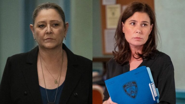 Camryn Manheim as Dixon and Maura Tierney as Brady in Law &amp; Order