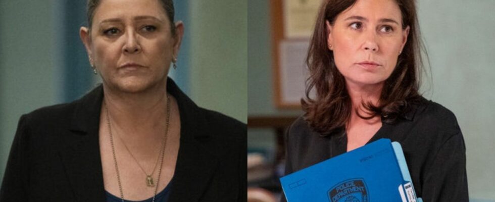 Camryn Manheim as Dixon and Maura Tierney as Brady in Law &amp; Order