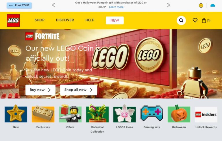 Le site Web de Lego a été piraté pour promouvoir une arnaque cryptographique