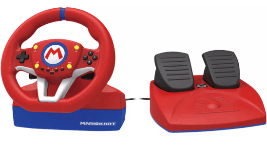 Le volant de course officiel Mario Kart Switch tombe à un nouveau prix bas sur Amazon