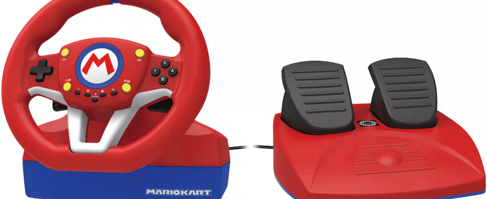 Le volant de course officiel Mario Kart Switch tombe à un nouveau prix bas sur Amazon