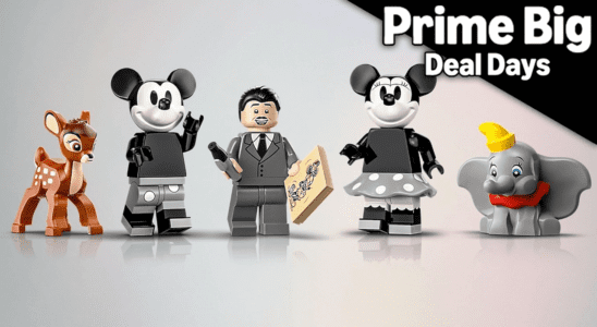 L'ensemble caméra et figurine Lego Disney 100 Tribute est à 30 % de réduction pour les jours de grandes affaires