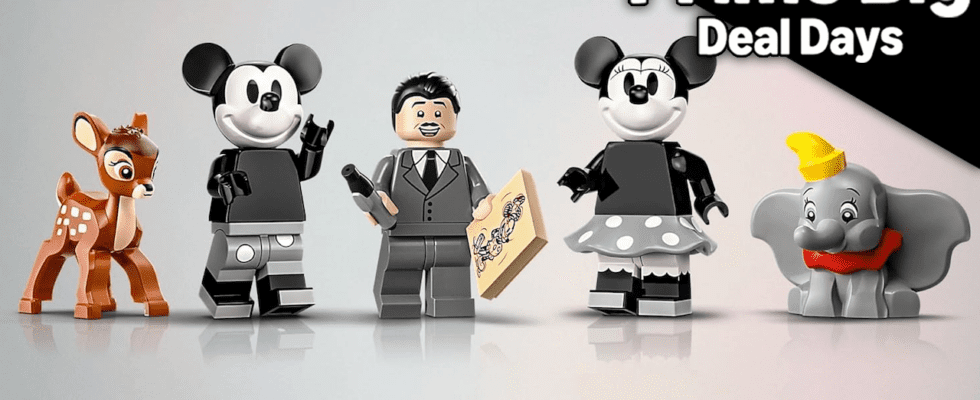 L'ensemble caméra et figurine Lego Disney 100 Tribute est à 30 % de réduction pour les jours de grandes affaires