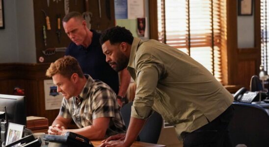 Patrick John Flueger as Officer Adam Ruzek, Jason Beghe as Sgt. Hank Voight, LaRoyce Hawkins as Officer Kevin Atwater —