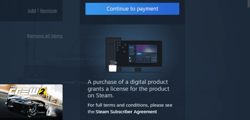 Steam avertit désormais les clients qu'ils achètent une licence, pas un jeu, avant de procéder au paiement