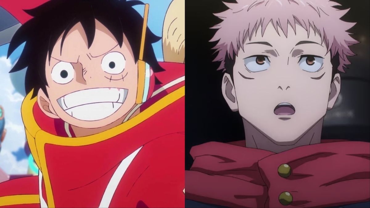 Monkey D. Luffy in One Piece and Yuji Itadori in Jujutsu Kaisen