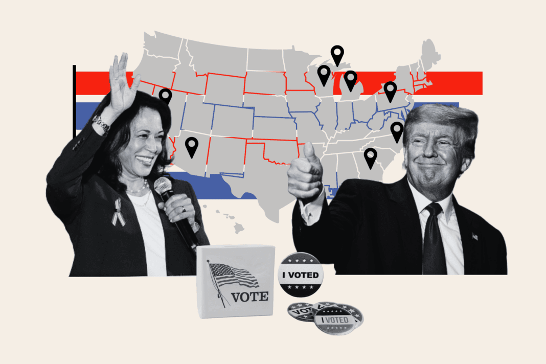 Qui est en tête ? Analyse des sondages entre Kamala Harris et Donald Trump à 10 jours des élections