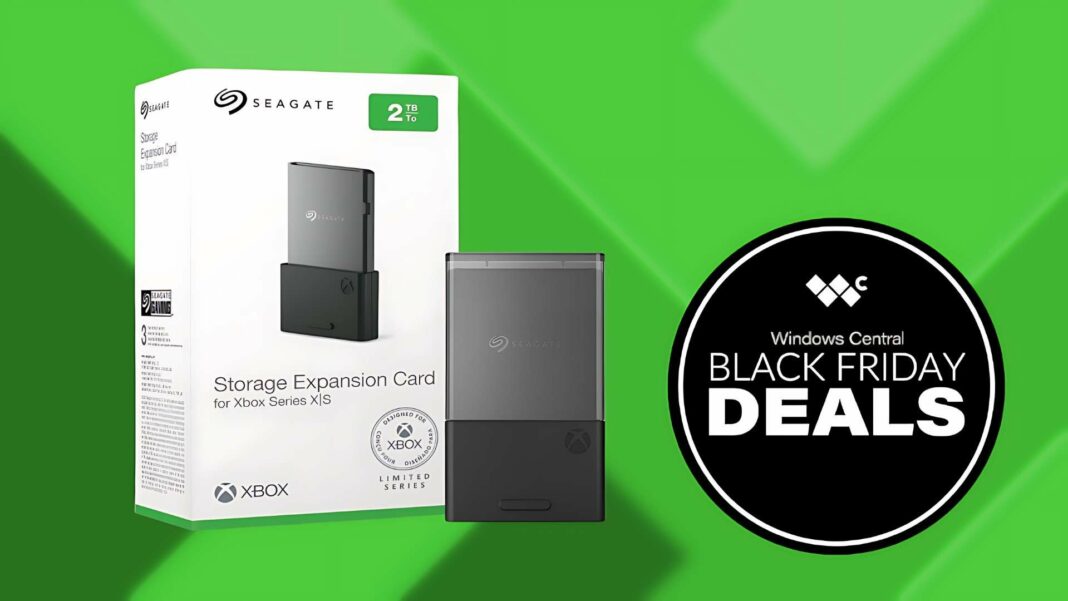 Bénéficiez d'une réduction sur la carte d'extension de stockage Xbox Series X|S avec cette offre spéciale avant le Black Friday