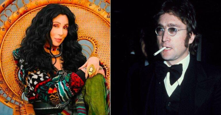 Cher évoque sa rencontre avec John Lennon ivre et nu au Playboy Mansion en 1974 : un souvenir peu flatteur