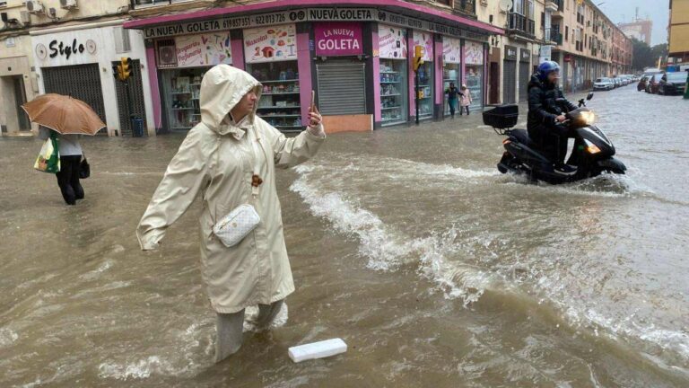 Málaga inondée : des pluies torrentielles frappent à nouveau l'Espagne