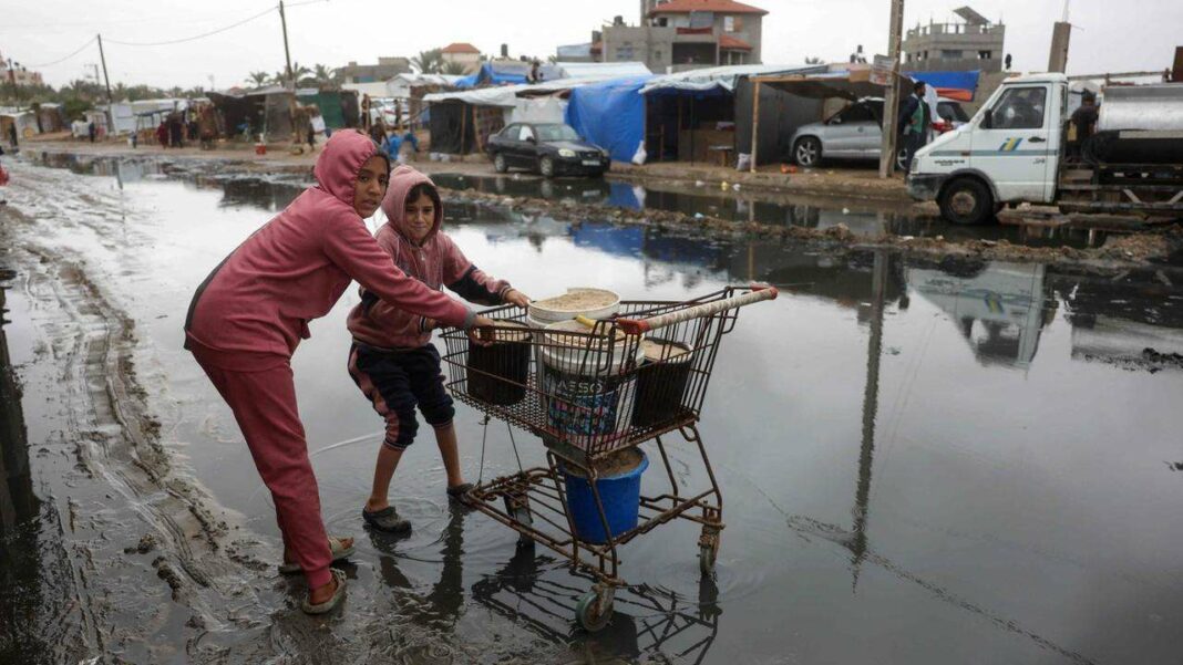 Conflit au Moyen-Orient : Les pluies diluviennes exacerbent la crise à Gaza