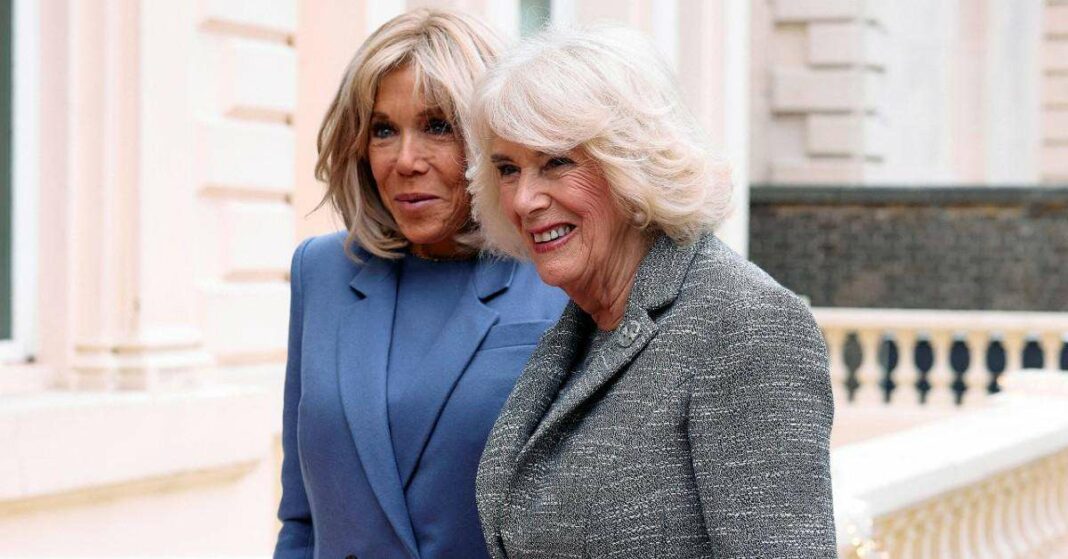 Camilla, la reine courageuse, triomphe de la pneumonie et brille avec Brigitte Macron lors de l'événement Passion de la Littérature : Découvrez les photos.