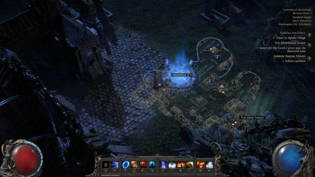 Titre : Guide pour déverrouiller la porte commémorative dans le cimetière de Path of Exile 2