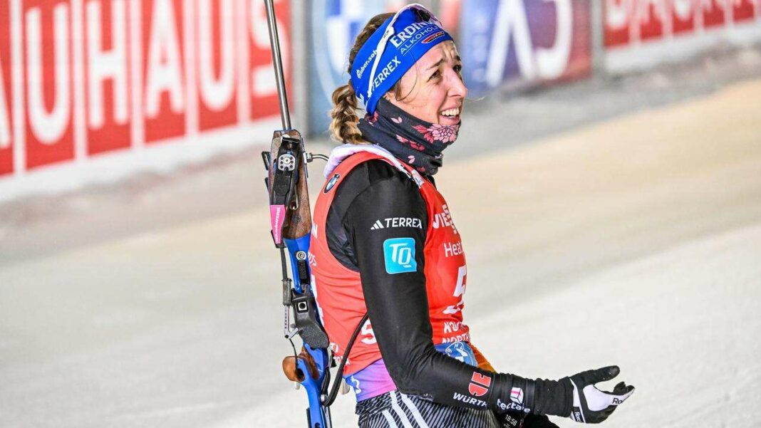 Biathlon à Kontiolahti : Preuß rate le podium de justesse malgré des circonstances difficiles