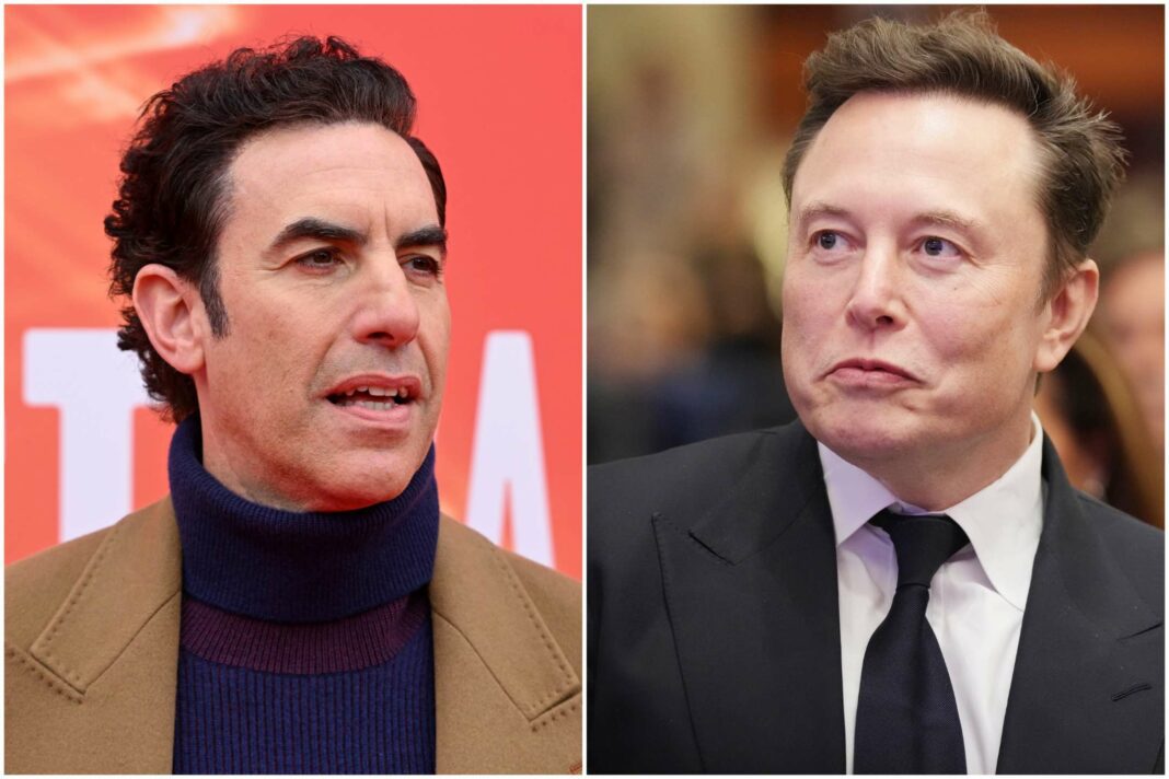 Sacha Baron Cohen pourrait jouer Elon Musk : Le chatbot Grok AI le considère comme le choix le plus drôle pour le film