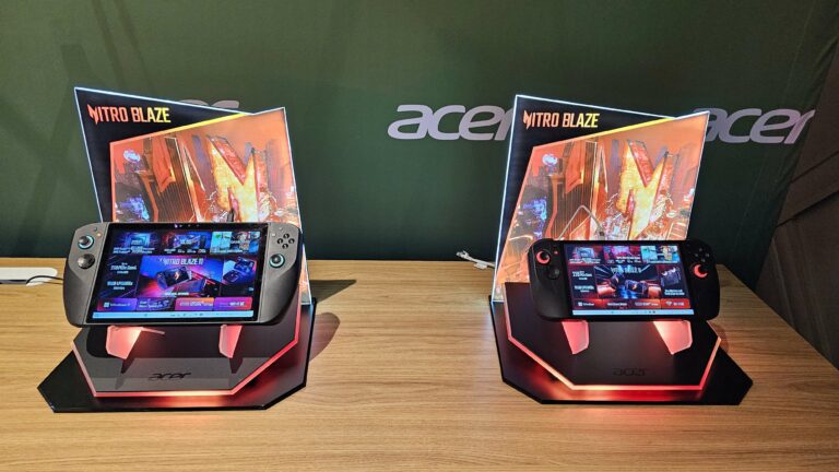 Acer lance ses nouvelles consoles de jeu portables Nitro Blaze 8 et Blaze 11 avec écrans de 9 et 11 pouces et processeurs AMD 8840HS