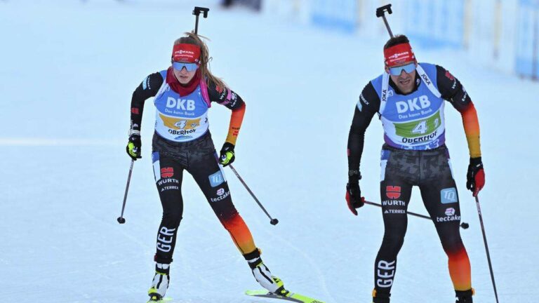 Coupe du Monde de Biathlon : L'équipe mixte allemande échoue à monter sur le podium à Oberhof