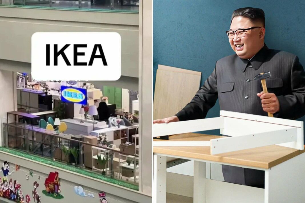 Kim Jong-un inaugure un faux IKEA dans un centre commercial nord-coréen haut de gamme sans modifier le nom