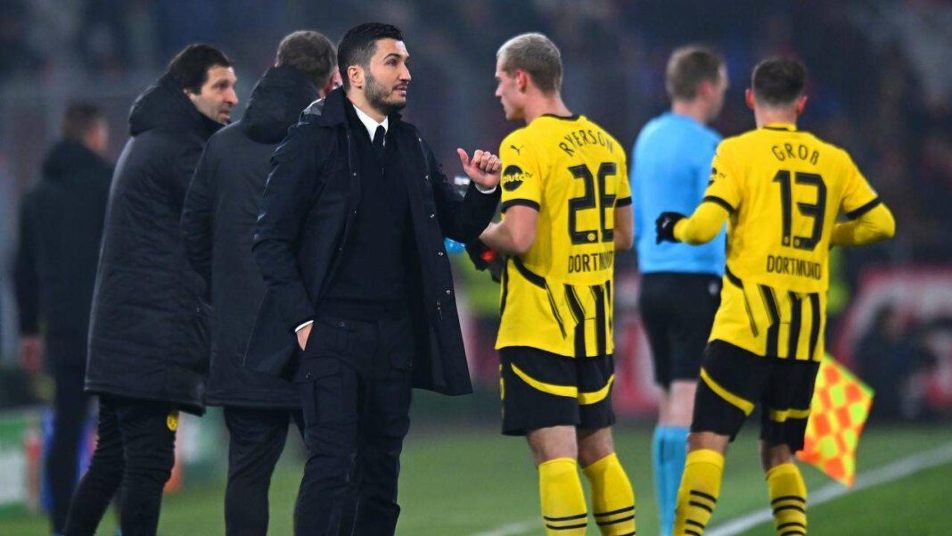 Titre : Élimination en Ligue des champions : Sahin et le BVB manquent le match crucial en 89 secondes