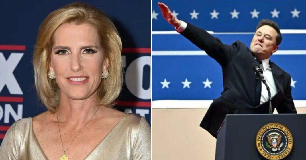 Laura Ingraham moquée pour sa défense du salut 