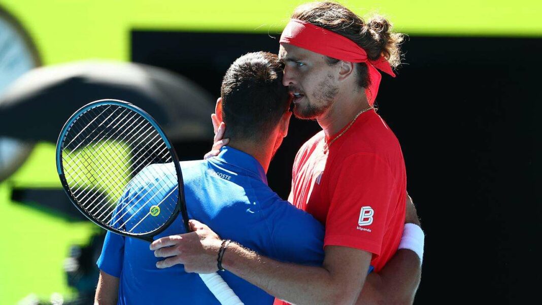 Open d'Australie : Zverev se qualifie pour la finale après l'abandon de Djokovic