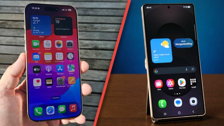 Comparaison directe : Samsung Galaxy S25 Ultra vs iPhone 16 Pro Max - Caméras, performances et caractéristiques clés.