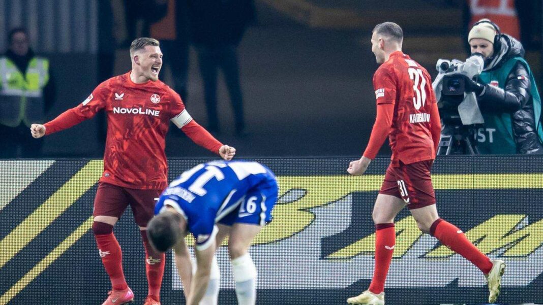 Kaiserslautern enchaîne avec une quatrième victoire face à Hertha BSC