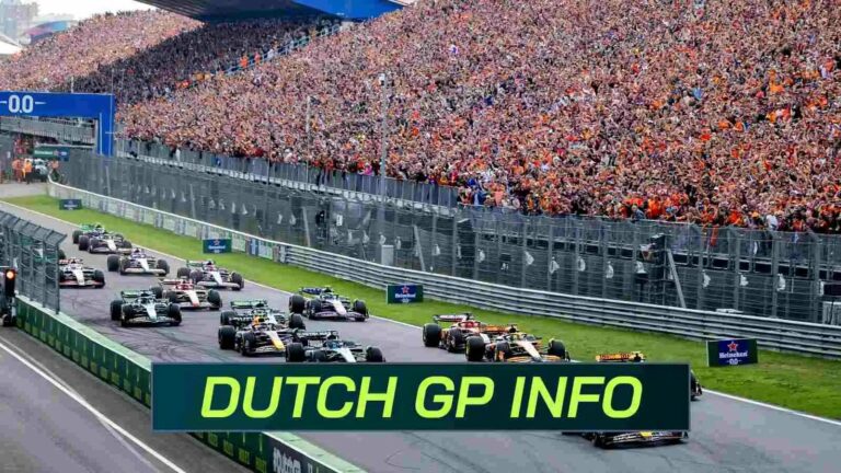 Heure de début du GP des Pays-Bas de F1 : Comment suivre la course en direct ?