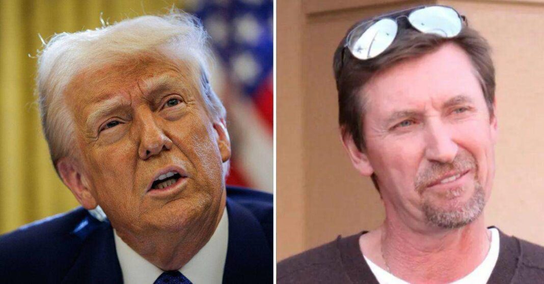 Donald Trump déclare que Wayne Gretzky souhaite le rendre heureux au sujet du Canada en tant que nation indépendante lors d'un discours surprenant.